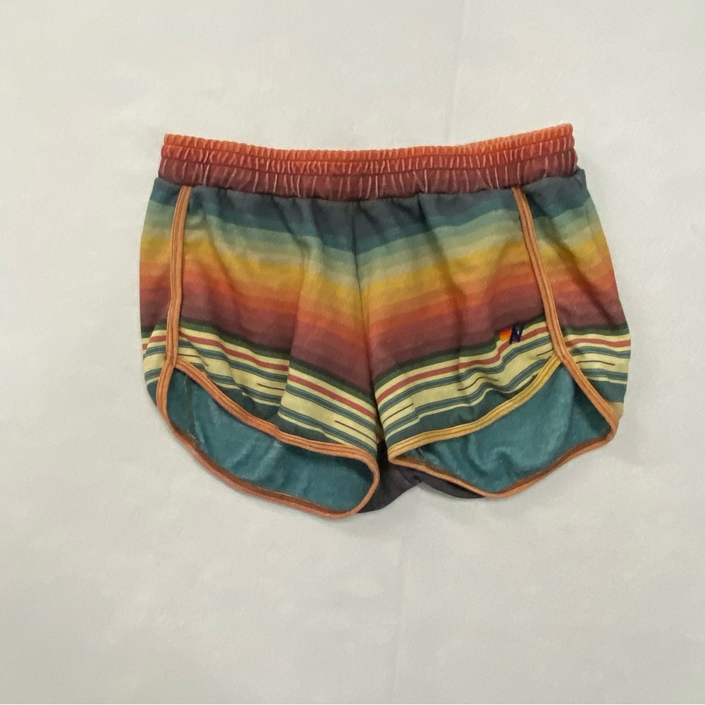 Aviator Nation Multicolor Striped Shorts